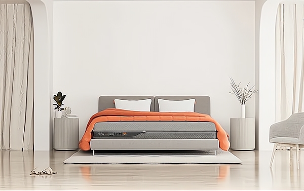 Mattress setup in a bedroom